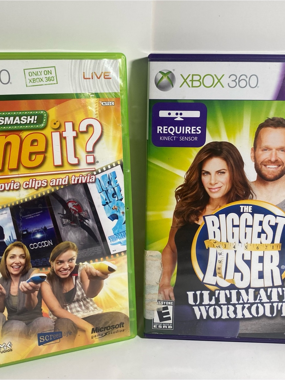 The Biggest Loser Ultimate Workout & Scene It? Xbox 360